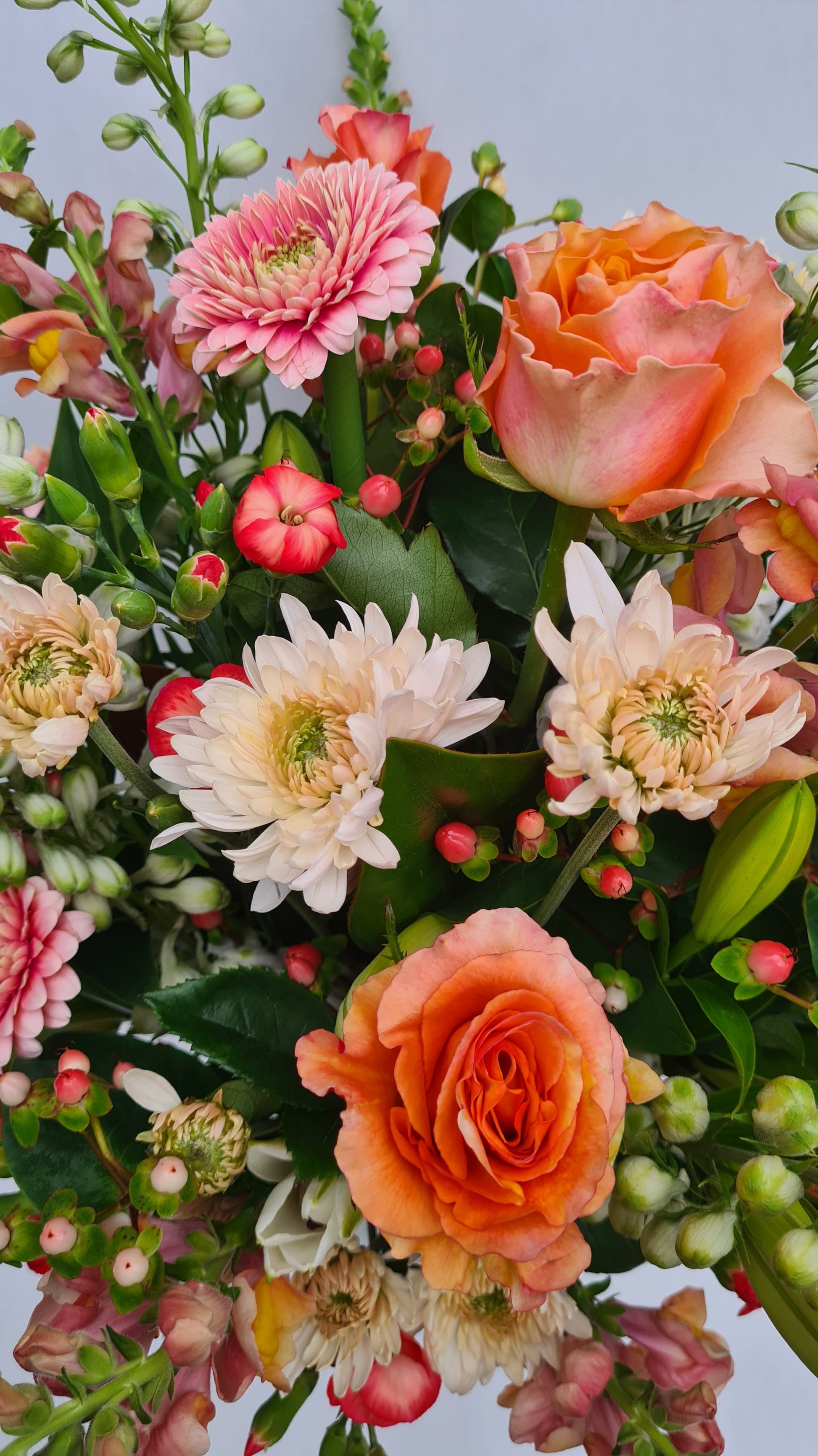 mothers day flowers up close